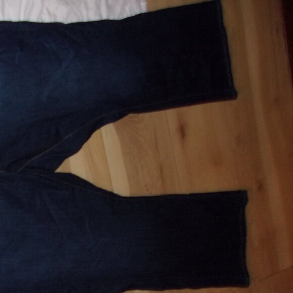 Levis size 38 x 30 plus sized stretch blue jean denim pants womens - Picture 5 of 6